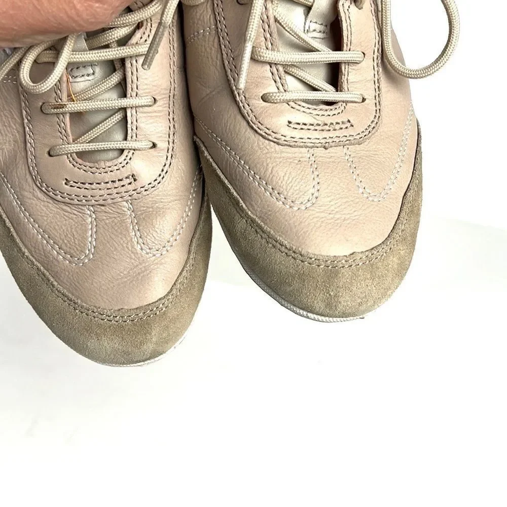 Geox Lightweight Comfort Beige Respira Sneaker Shoes Size EUR 39, US 9